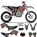 Nother Autocollants Graphique Stickers pour K.T.M EXC EXCF XCF 125 250 300 450 2008 2009 2010 SX SXF 2007-2010