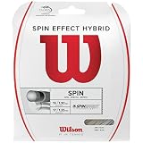 Wilson Spin Effect Hybrid Tennis String - Set, White
