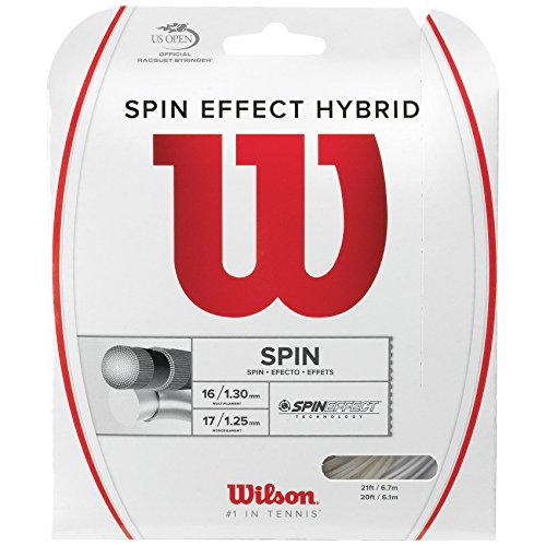 Wilson Spin Effect Hybrid Tennis String - Set, White