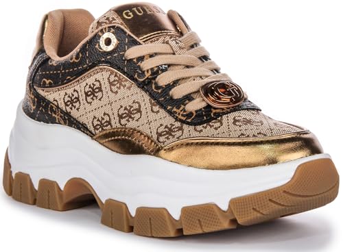 Guess Sneakers Marrone FLTBER LEL12 MARRONE 41