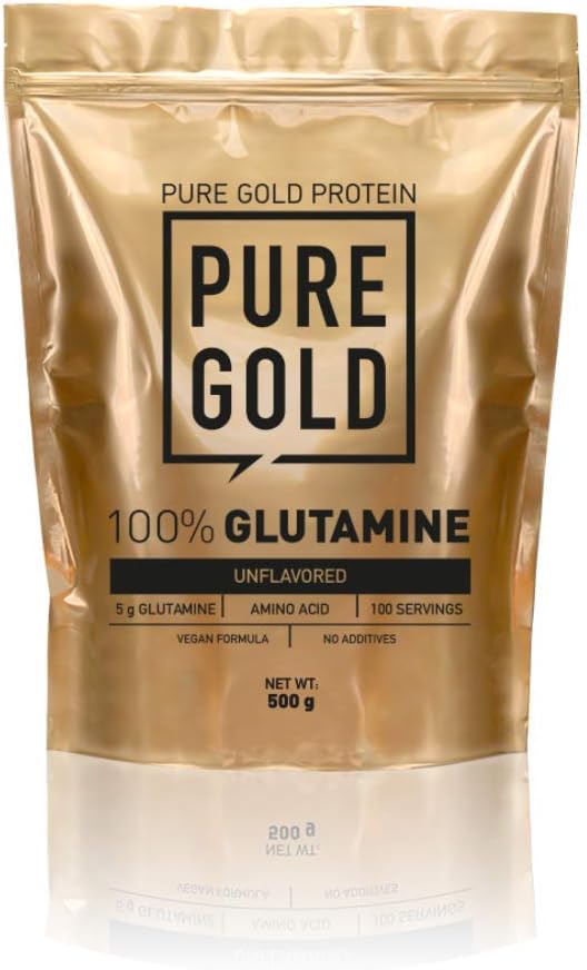 100% L-Glutamine, 100 Servings, Unflavored, 500g
