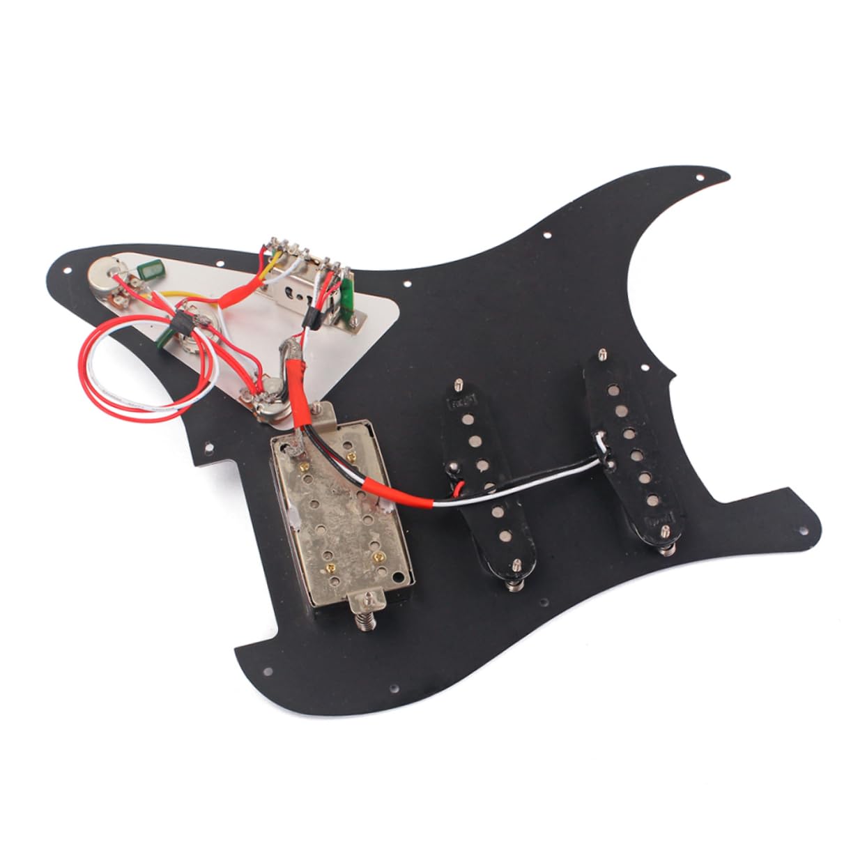 Battipenna per Chitarra Elettrica Nero 3 Strati Alnico