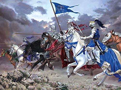 SUNSOUT INC Knights Charge 1000 pc Jigsaw Puzzle by Artist: Nene Thomas