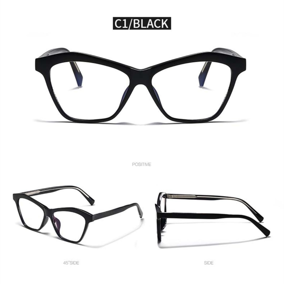 Montura pequeña de gafas de sol transparentes estilo ojo de gato vintage para mujer