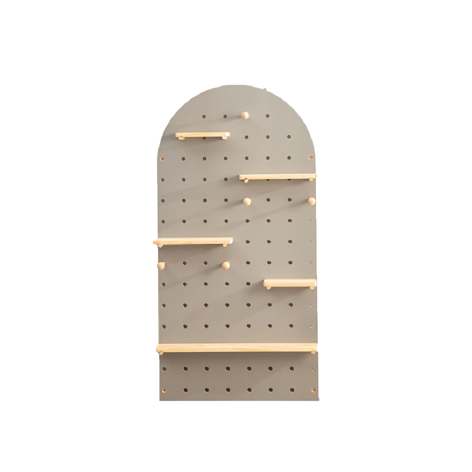 Narzędzie Pegboard Garaż Stojak ścienny Zestaw kluczy do przechowywania wierteł Stojaki Uchwyty, Drewniany Pegboard, Litego Drewna Pegboard Dekoracyjny Stojak do Przechowywania Ściany Pegboard Łukowe