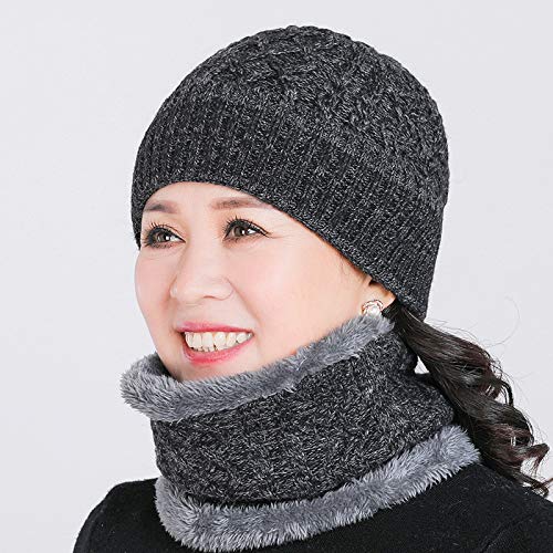 Chapeau chaud homme âgé tricoté à offrir à un grand-père pour le protéger en hiver