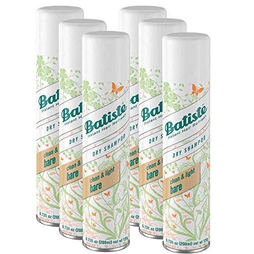 Batiste Dry Shampoo, Bare Fragrance, 6.73 fl. oz. PACK OF 6
