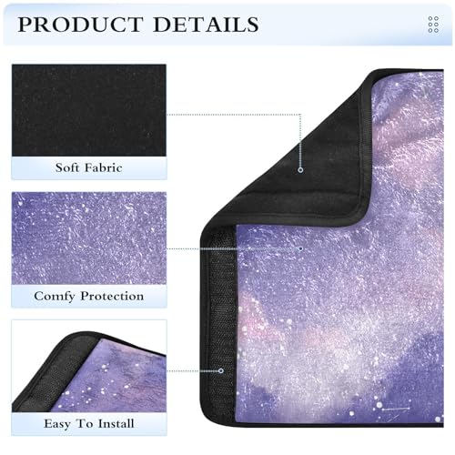 Image of Seat Belt Cover Pad 2 Pcs Soft Seat Strap Cover Cute Protector Support Head Neck Shoulder for Car Seats High Chair Backpack (6.5x6.5in)