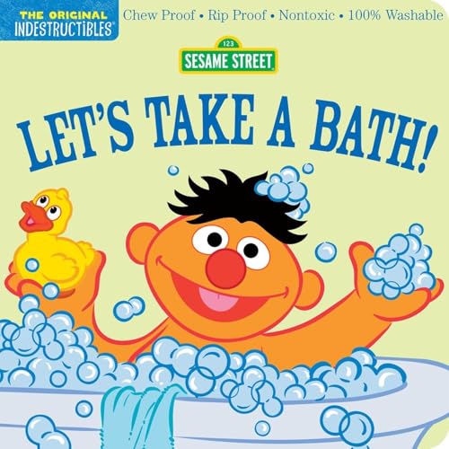 Image of Indestructibles: Sesame Street: Let's Take a Bath!: Chew Proof · Rip Proof · Nontoxic · 100% Washable (Book for Babies, Newborn Books, Safe to Chew)
