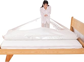 Vacuum Storage Bags for Mattresses, 180x85cm Waterproof Sealable Vacuum Seal Mattress Bag with Zip Reusable Space Saver Bags for Mattress,Clothes, Compress Mattress By 85%, No Vacuum Pump