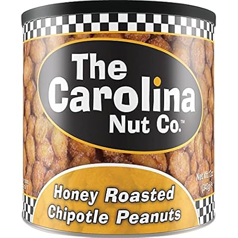 Carolina Nut 11070 Peanuts, Honey Roasted Chipotle, 12-oz. - Quantity 6 Cover