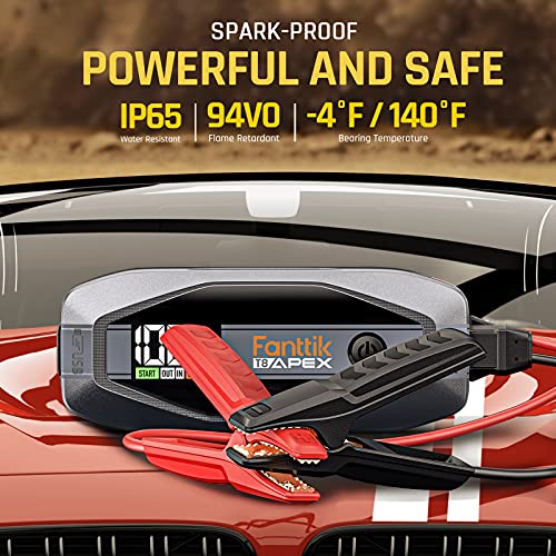 Fanttik T8 APEX 2000A Jump Starter and CC38 USB C Car Charger Dual Port