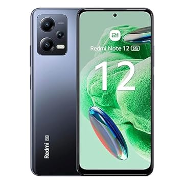 Smartphone Xiaomi Redmi Note 12 5G com 128 GB de ROM+4 GB de RAM, cinza ônix
