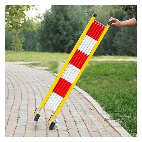 Clôture de circulation rétractable et extensible barrière légère mobile 4m - 3
