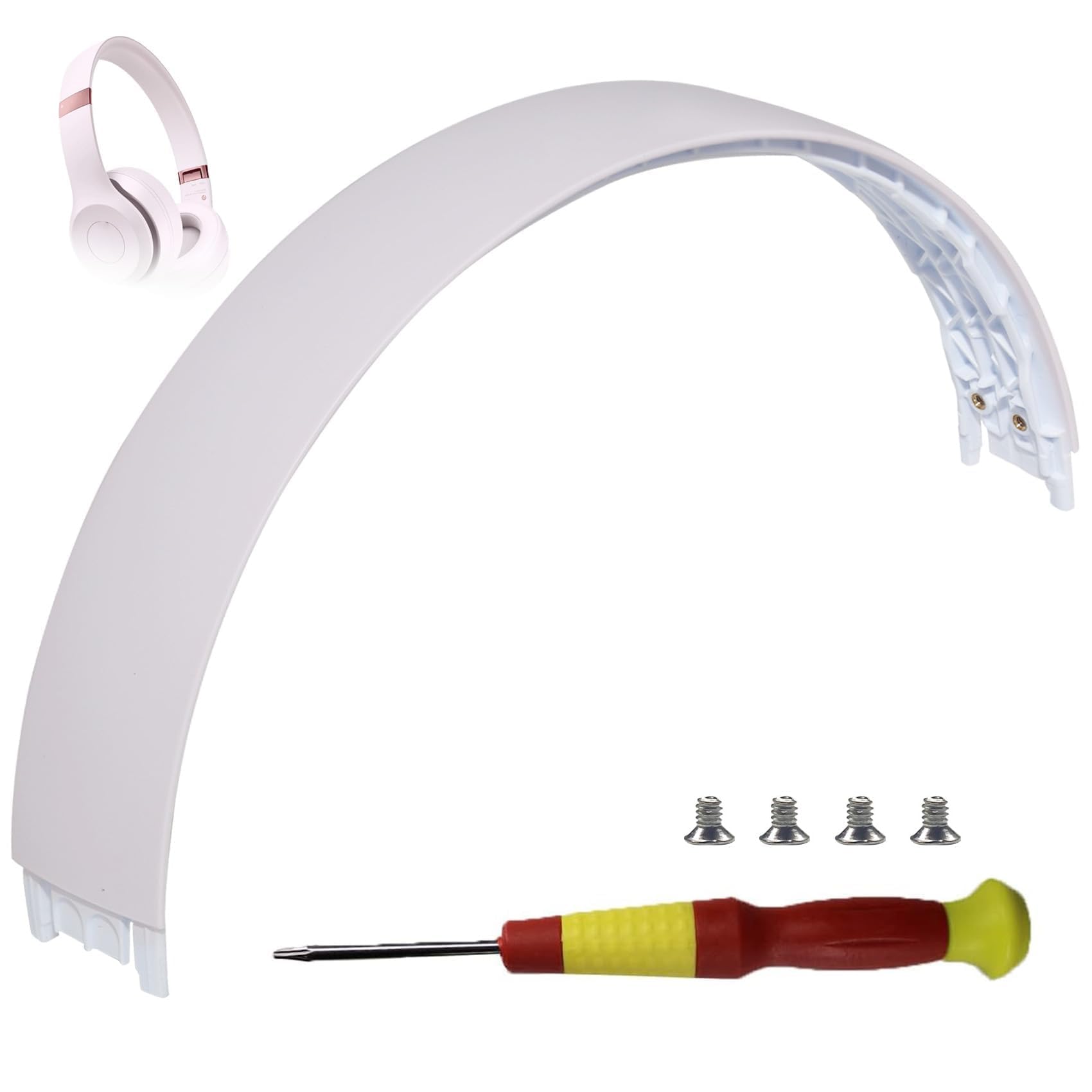 Solo 4 Headband Replacement Parts Repair Kit for Beats Solo 4 On-Ear Headphones, Solo4 Accessories Replacement Headband - Composite Materials, Durable