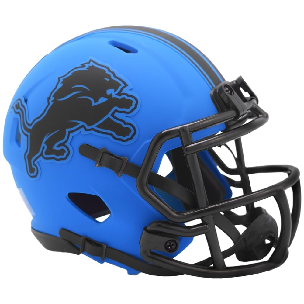 Detroit Lions Alternate RAVE Revolution Speed Mini Football Helmet