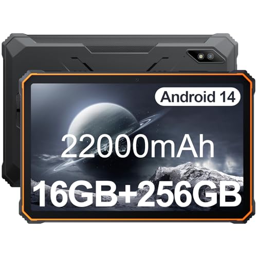 Blackview Active8 Pro Tablet Resistente 16GB RAM 256GB ROM, Android 14 Tablet Rugerizada 2.4K...