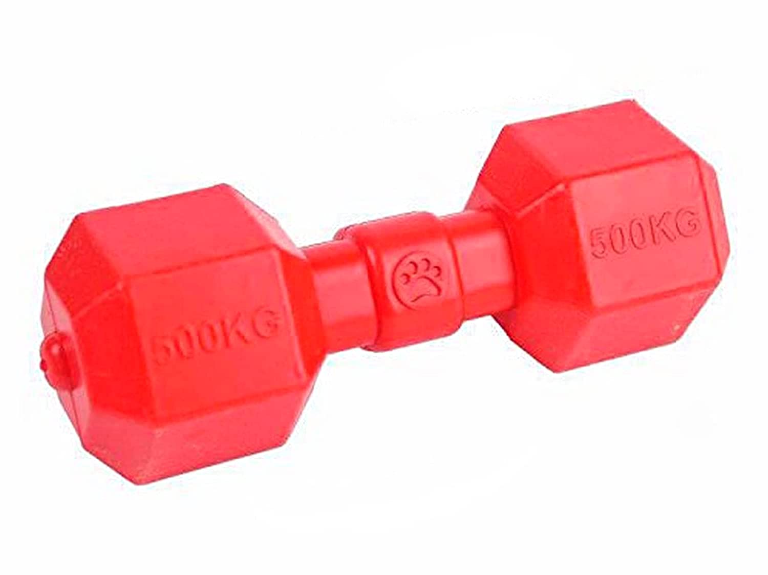 Woofy Dog Extra Strong Rubber Dumbbell Toy | Squeaky Sound Interactive chew Toy | Dumbbell Toys for Dogs and Pets (Color May Vary) (B0BMGN32SP) Amazon Price History, Amazon Price Tracker