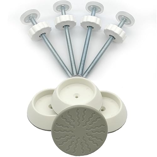 VMAISI Paquete de 4 extensiones extensoras para bebé, M8 (0.315 pulgadas) de seguridad infantil montadas a presión para bebés, varillas de husillo