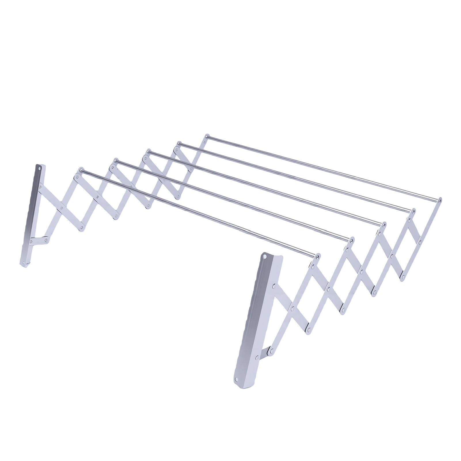 Suszarka do Montażu na ścianie Składana Aluminiowa 31,5 X 31,5 Cala