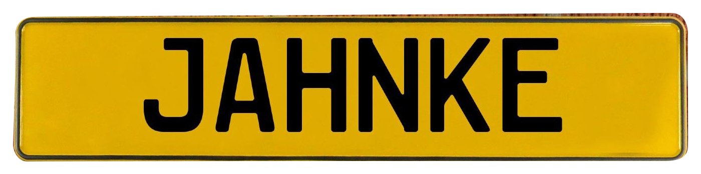 Vintage Parts 687116 Wall Art (Yellow Stamped Aluminum Street Sign Mancave Jahnke)