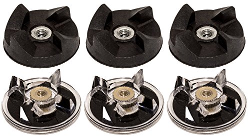 Blendin Lot of 6 Base Gear and Blade Gear Replacement Part,Compatible with Magic
