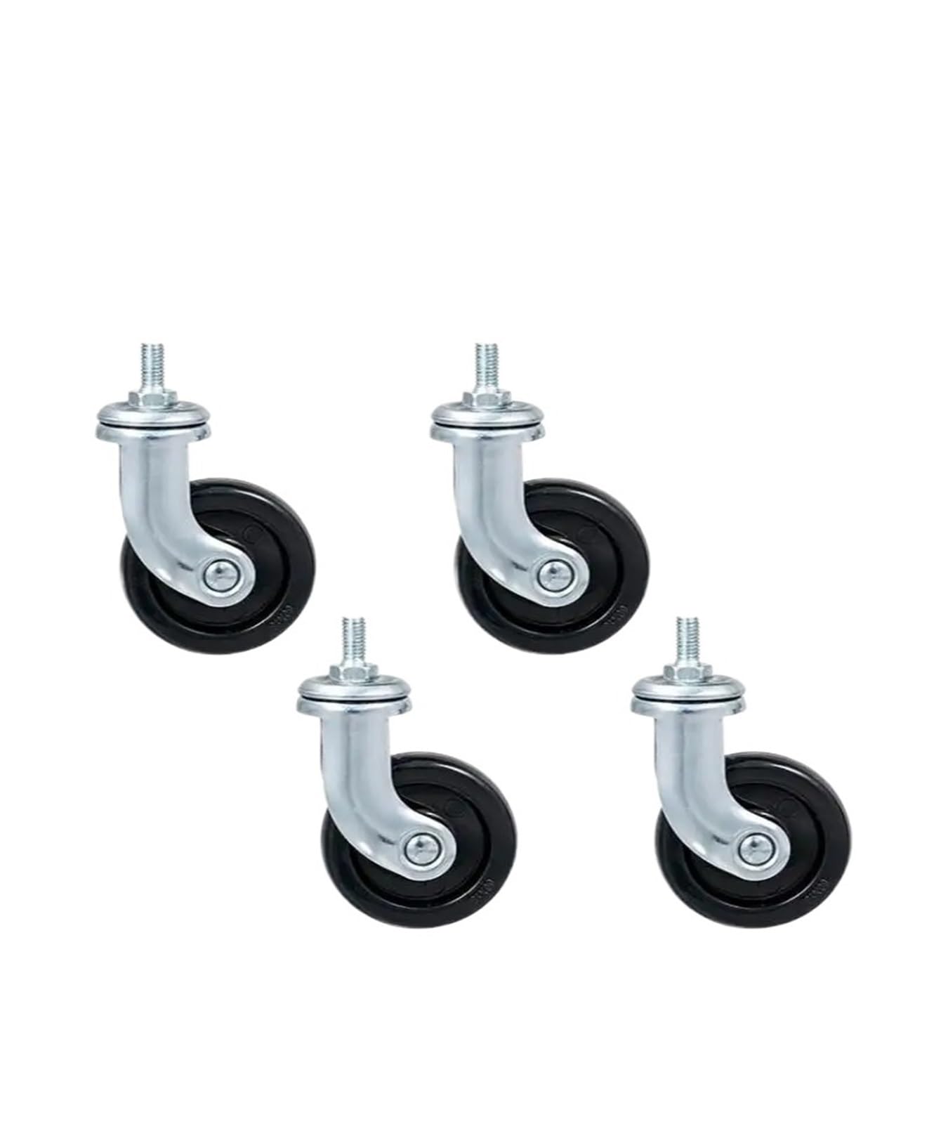 Mxxdmopd Sjb920-420A 4Pcs 2.5 Inch Universal Wheel Trolley Kitchen Storage Rack Pulley