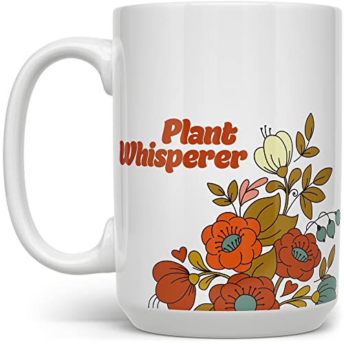 Tazón de café cerámico Plant Whisperer Loftipop 15oz miniatura 1