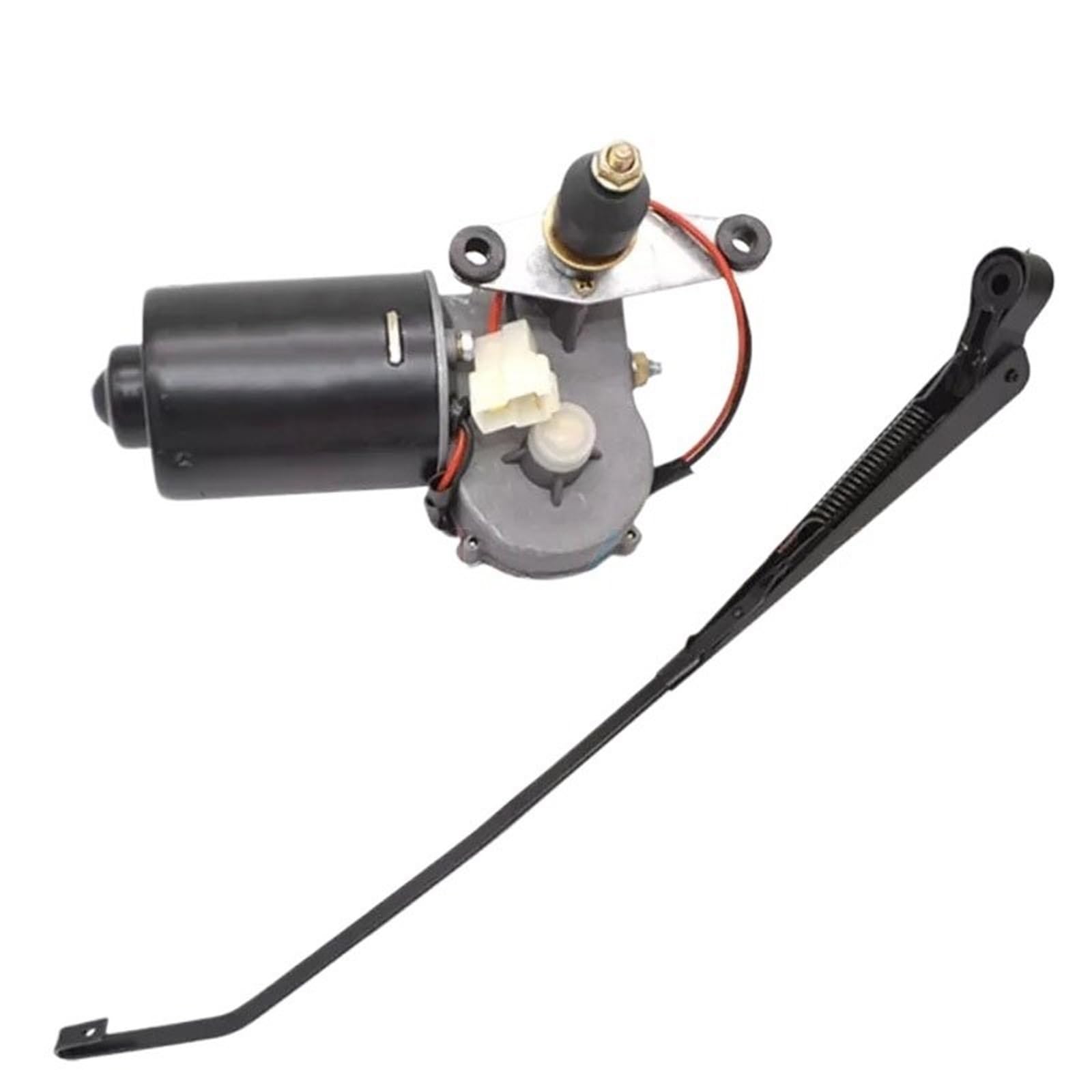 Silnik do szyb samochodowych Pióra wycieraczek Elektryczny silnik bez kości z/bez przełącznika Wycieraczka do roweru elektrycznego trójkołowego ﻿(Without switch 1Set,12V)