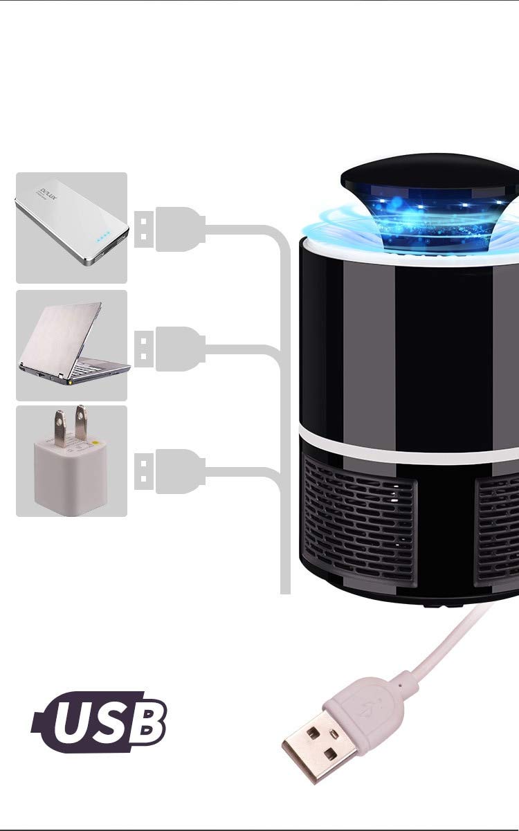 Mückenvernichter, USB-Elektronik, Mückenvernichter, Falle, Mottenfliege, Wespe, LED-Nachtlicht, Lampe, Käfer, Insektenlichter, Tötung von Schädlingsbekämpfern/zufällige Farbe