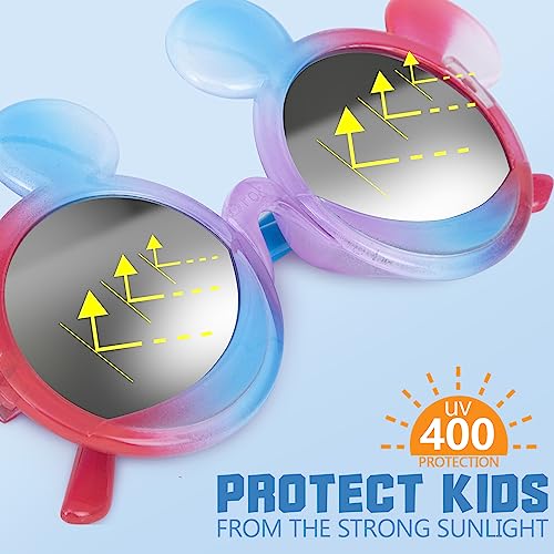 Sunglasses for Kids, 12PCS Toddler Sunglasses Age 2-4 3-5 6-8 Boys,Kids Sunglasses Party Favor(Boy Mouse)3