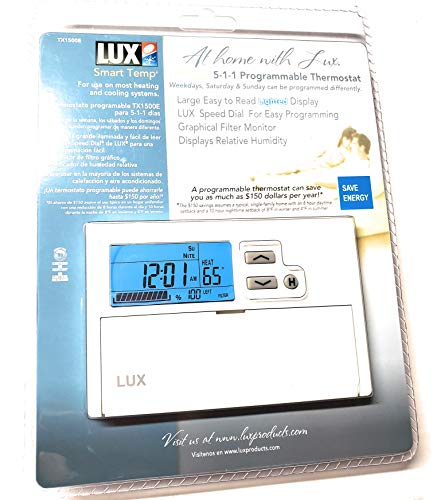 Lux Products TX1500E Smart Temp Programmable Thermostat