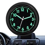 ダッシュ用車用時計 ミニ クォーツ時計 多機能 車用クオーツ時計 車の装飾 省スペース 車用置時計 車の装飾品時計電子時計 車のインテリアアクセサリー スティックオンクロッエアコン吹き出し口用クリップ式車載時計