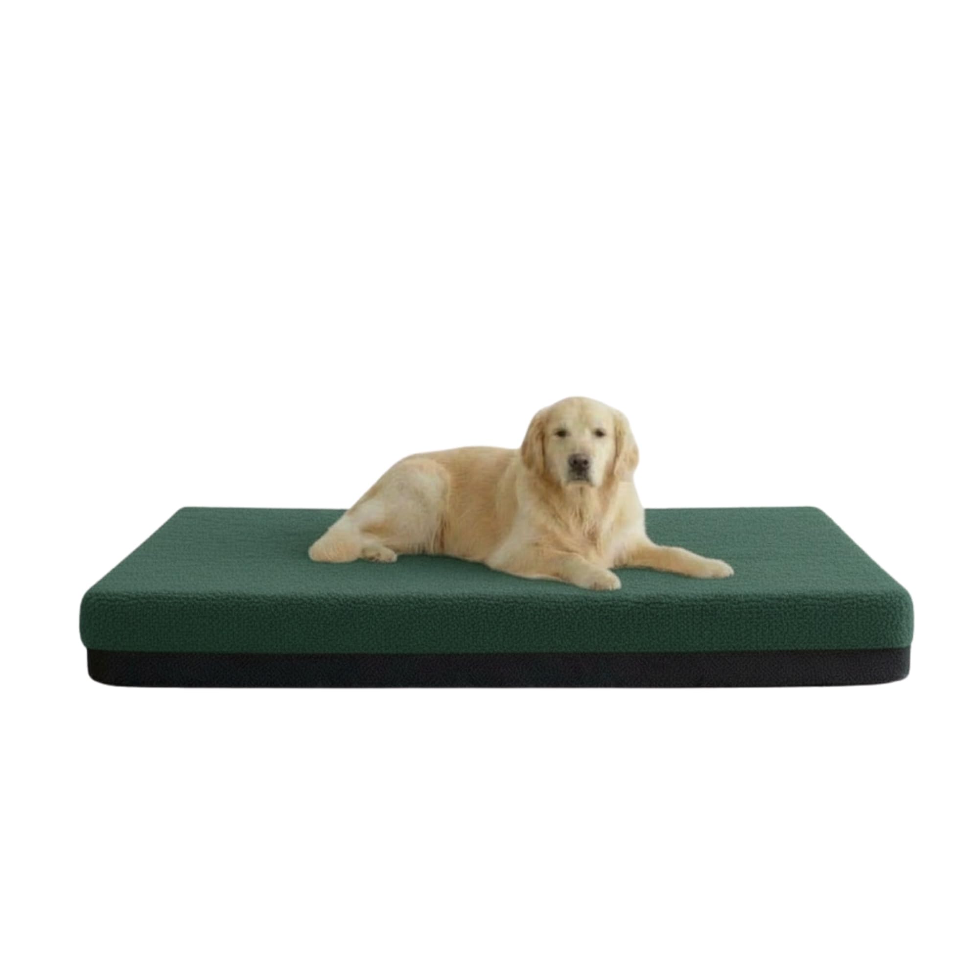 Kosiproducts Non Slip Waterproof Dog Bed Mattress, Removable Washable Fleece Cover 10cm Thick, Baltic Green 135cm x 83cm x 10cm — image 1