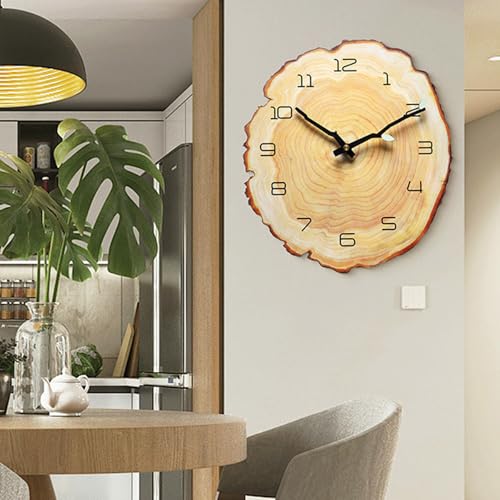Horloge murale décorative silencieuse pour un salon apaisant