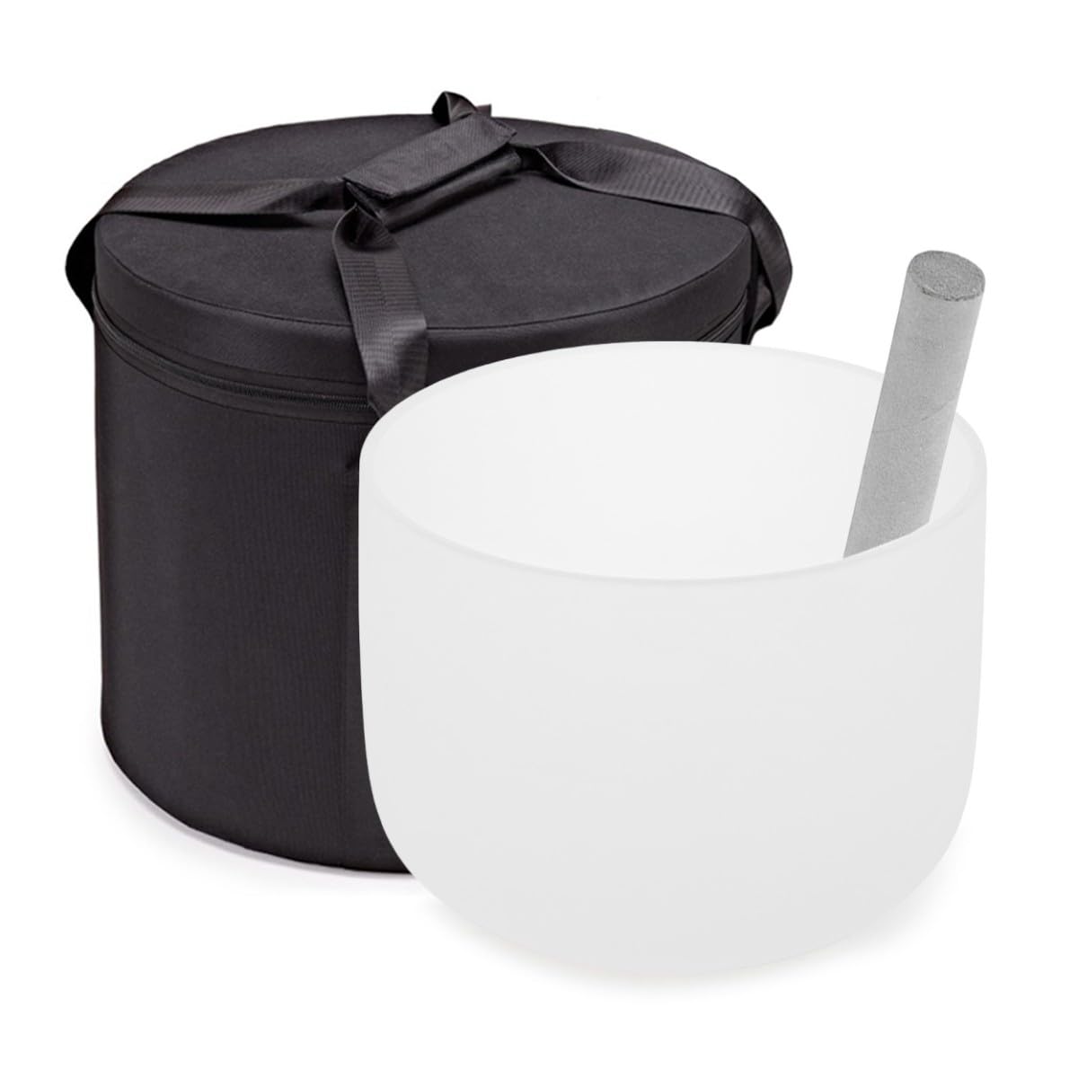 Gear4music Crystal Singing Bowl 11" Carry Bag 432Hz Note D