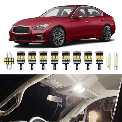 Kit de luces LED interiores para Infiniti Q50 2014-2020