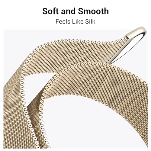 Image of Original Metal Milanese Loop Compatible with Apple Watch Band for Women Men