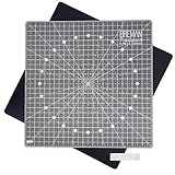 WA Portman Rotating Self Healing Cutting Mat Set - 13x13 Inch Rotating Cutting Mat for Sewing - Quilting Cutting Mats - Rotary Cutter Mat - Rotating Cutting Mat For Quilting - Rotary Cutting Mat