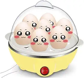 Cozedor Elétrico A Vapor Ovos Egg Cooker 110v 350w (Amarelo)