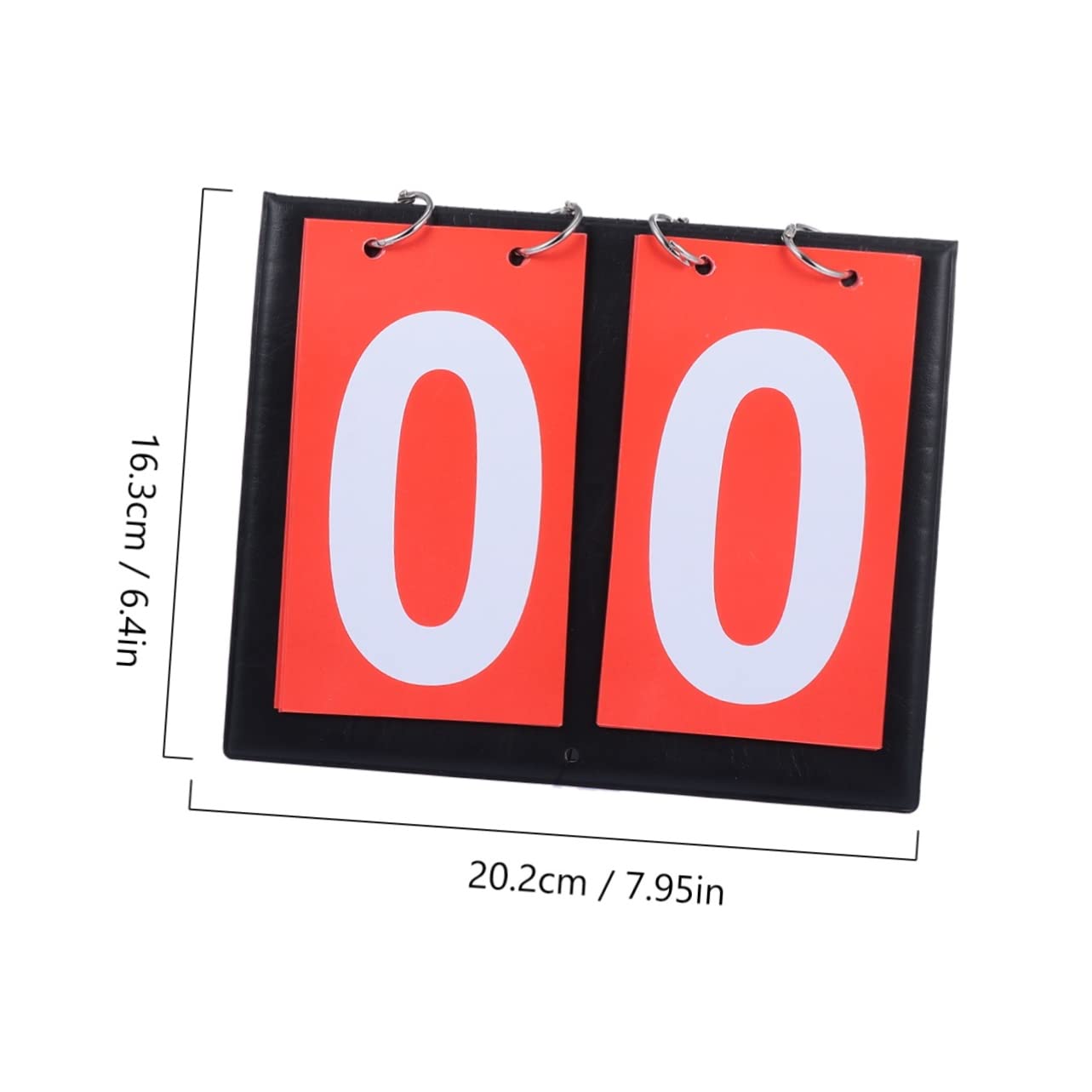 EXAOMBLE Basketball Score Flipper Scoreboard Compact Design for Easy Storage Double-Sided Printing for Basketball Football Volleyball More