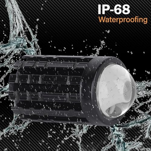 Image of Mini Driving Fog Light Lamp Projector lens Spotlight Led Motorcycle Headlight Two Colors Motorbike Lighting System (12V, 30W) for Bike, car, truck, van, tractor Pack of 1 White, Yellow