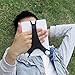 TFY Security Hand Strap Holder Finger Grip Compatible with Kindle E-Readers - Kindle e-Reader 6Inch / Kindle Paperwhite/Voyage/Oasis/Nook GlowLight Plus/Sony PRS-300 / PRS-350 (Black)
