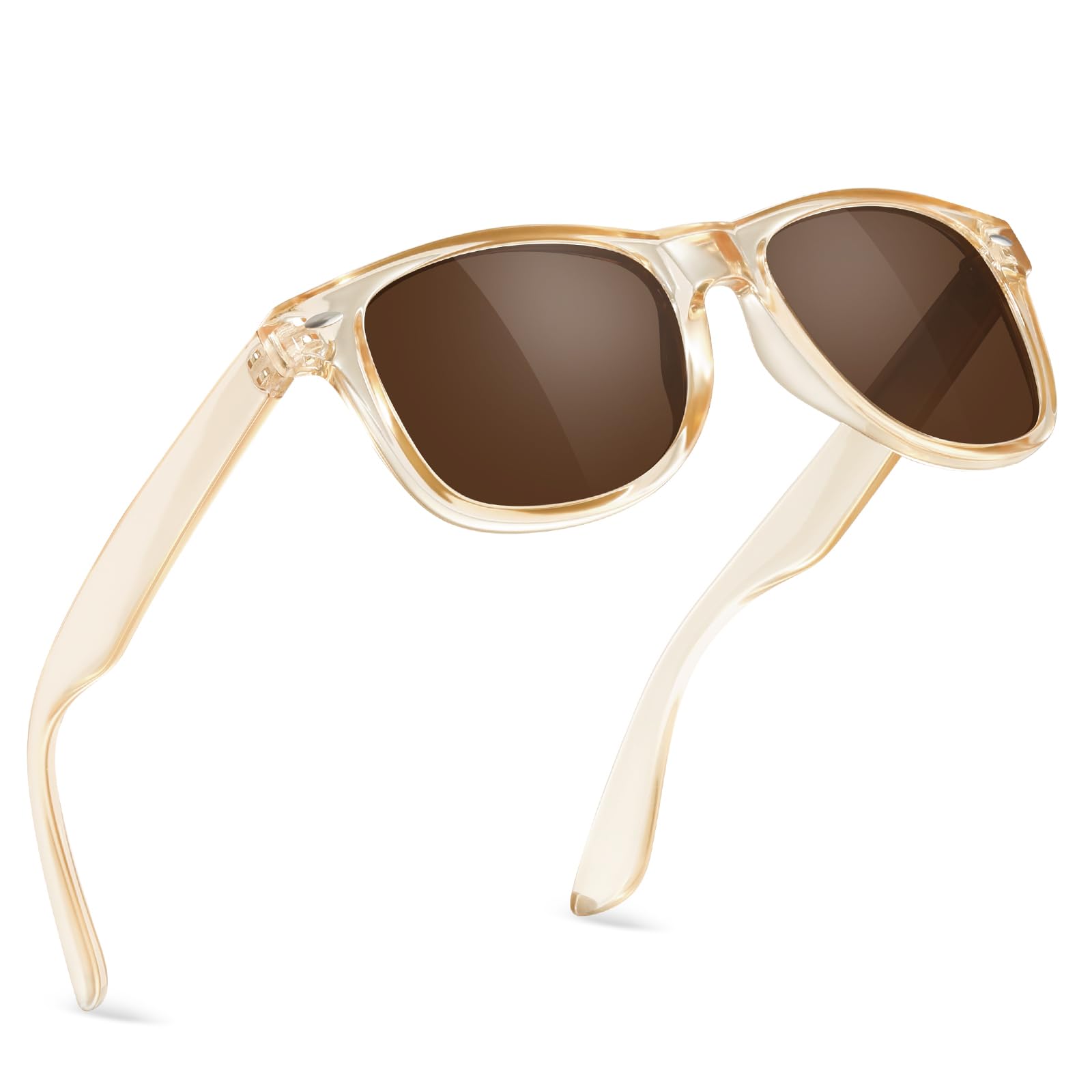 Glapeame Polarisiert-Sonnenbrille-Herren-Damen-Sonnenbrillen-Sunglasses-Men-Woman-Sonnenbrille Schwarz-UV400-Unisex-Retro-Vintage-Klassische-Polarisierte-Brille-Sportbrille-für Fahren-Camping