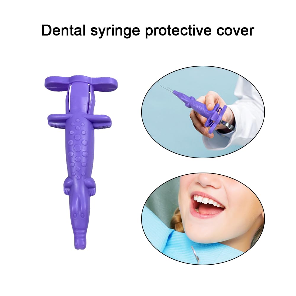 Lot de 4 étuis de protection réutilisables en silicone pour seringue dentaire