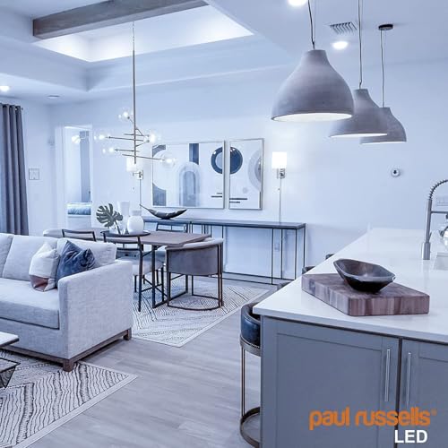 paul russells LED GLS Light Bayonet Cap BC, 60w Equivalent, 8watt 806LM LED Bulbs, 6500K Daylight Lamp, Classic Frosted A60 Standard B22 Energy Saving Non-Dimmable Large Globe Lightbulbs, Pack of 1 - Image 5