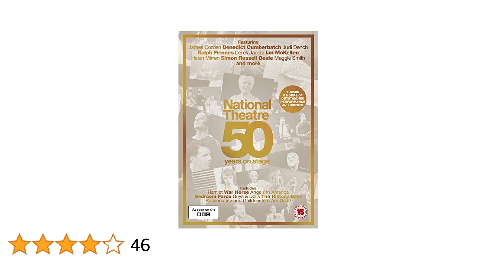 ナショナル・シアター 50周年オンステージ [DVD] Amazon.co.jp