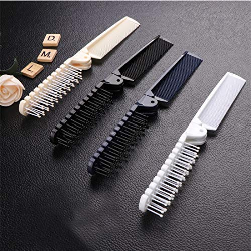 JOMA-E ShopJOMA E-Shop Foldable Travel Pocket Hair Comb & Brush Combo Styling Tool Men Women Combs Universal Colors Set of 4