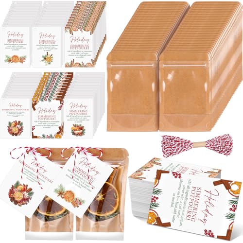 Pochettes de Noël en kraft pour cadeau enseignant et voisin avec fil