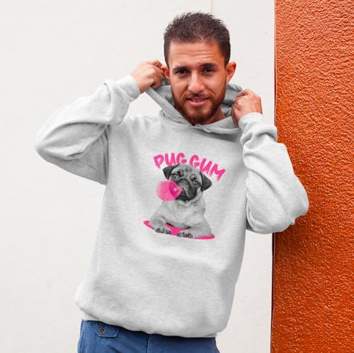 Sweat bouledogue français pug gum homme idéal pour le week-end